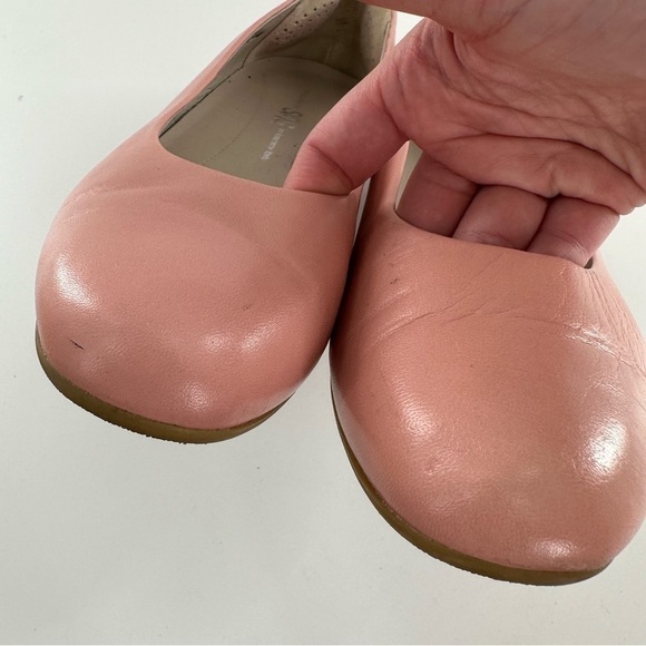 SaS womens heels size 10 pink Italian leather wedges orthopedic - Picture 10 of 13